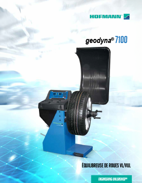 geodyna® 7100 Équilibreuse de roues avec affichage numérique brochure