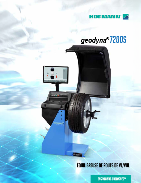 geodyna® 7200s Équilibreuse de roues avec écran LCD brochure