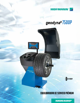 geodyna® 7750P Balanceadora de ruedas de automóvil con pantalla geoTOUCH™ brochure