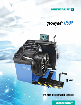 geodyna® 7750P Balanceadora de ruedas de automóvil con pantalla geoTOUCH™ brochure