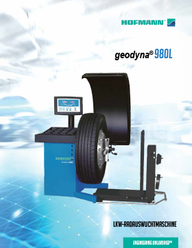 Geodyna® 980L Equilibradora de ruedas de servicio pesado brochure