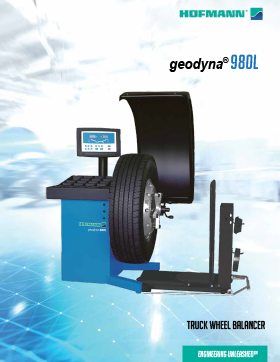 Geodyna® 980L Equilibradora de ruedas de servicio pesado brochure