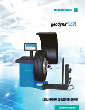 Geodyna® 980L Equilibradora de ruedas de servicio pesado brochure