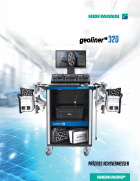 geoliner® 320 Aligneur de roues 3D sur la voiture brochure