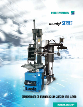 monty® 3550 GP PLUS Tilt Tower Tyre Changer brochure