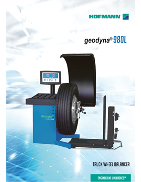 Geodyna® 980L Equilibradora de ruedas de servicio pesado brochure