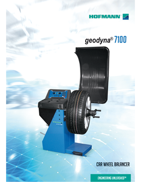 geodyna® 7100 Équilibreuse de roues avec affichage numérique brochure