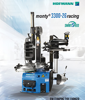 monty® 3300-26 Racing GP PLUS Smontagomme con palo ribaltabile brochure