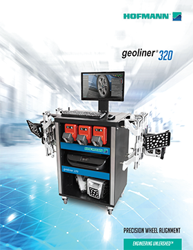 geoliner® 320 Aligneur de roues 3D sur la voiture brochure