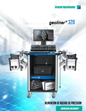 geoliner® 320 Aligneur de roues 3D sur la voiture brochure
