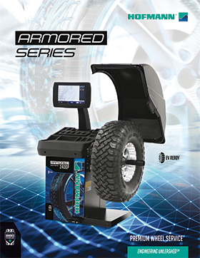 Armored Series Wheel Balancer with Touchscreen Monitor and Non-Contact Data Entry brochure