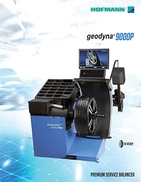 geodyna® 9000P Équilibreuse de roue de diagnostic avec écran tactile brochure