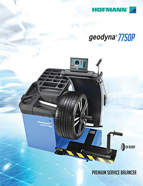 geodyna® 7750P Balanceadora de ruedas de automóvil con pantalla geoTOUCH™ brochure