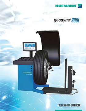 Geodyna® 980L Equilibradora de ruedas de servicio pesado brochure