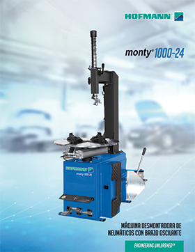 monty 1000-24 Máquina Desmontadora de Neumáticos con Brazo Oscilante brochure