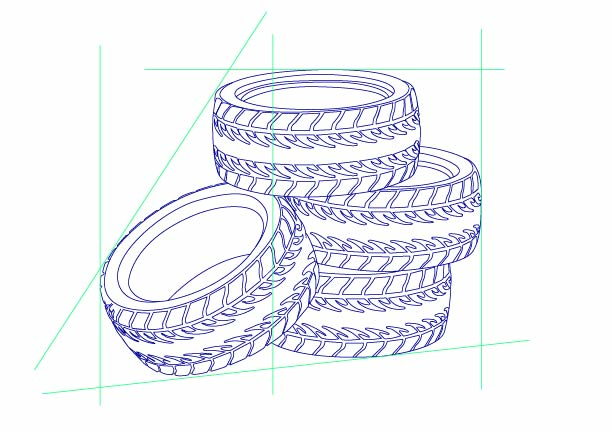 Stack of tires