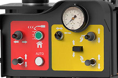 control panel for the monty 8700 tire changer